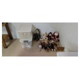 2 Storage Totes with Old World Santas