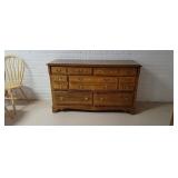 Maple 7 Drawer Dresser