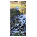 Gazing Ball with Metal Stand