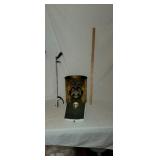 Vintage Trash Can, Grabber, Scale, Yard Stick