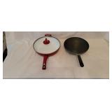 2 Large Skillets