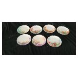 7 Bavaria Hand Painted Plates