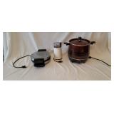 West Bend Cooker, Grinder, Waffle Maker