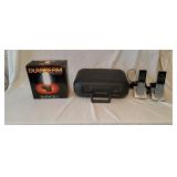Canon Camcorder, Durabeam Light, VTech Phones