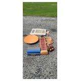 Vintage Golf Bag and Clubs, Sleds