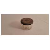 Towel Sterling Silver Powder Jar