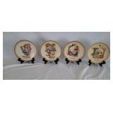 4 Goebel Hummel Porcelain Collector's Plates