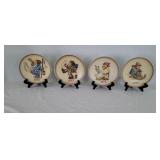 4 Goebel Hummel Porcelain Collector's Plates
