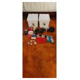 2 Storage Totes, Christmas Decorations