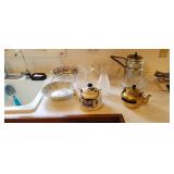 Tea Kettles, Bowls, Chimneys
