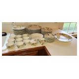 60pc Mikasa Intaglio China Set