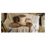 Vintage Minnow Buckets and Nets