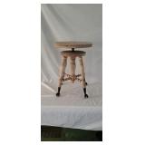 Claw Foot Piano Stool