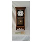 Howard Miller Oak Regulator Calendar Clock