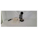 Vintage Rotary Candlestick Telephone