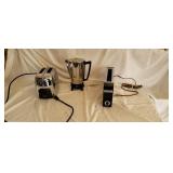 Vintage Chrome Toasters and Coffee Percolator