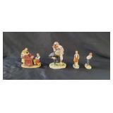 4 Norman Rockwell Porcelain Figurines