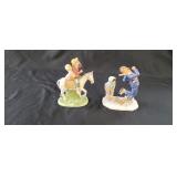 2 Norman Rockwell Porcelain Figurines