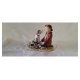 Norman Rockwell "Fall" Porcelain Figurine