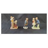 3 Norman Rockwell Porcelain Figurines