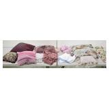 Decorative Pillows, Lace and Blankets
