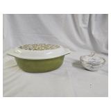 Vintage Pyrex Casserole Dish, Imperial China Sugar