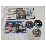 Playstation Video Games and DVDs