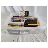 Tote Full of VHS Video Movie Tapes