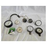 Vintage Automobile, Pressure & Regulator Gauges