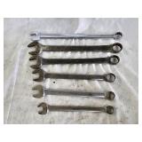 6 Snap-On SAE Combination Wrenches