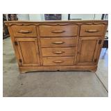 Antique Maple Server Buffet