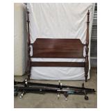 Mahogany Full Size Poster Bed