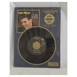 Elvis Presley Framed Platinum 45 RPM Record