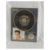 Elvis Presley Framed Platinum 45 RPM Record