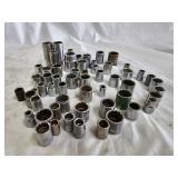 Assortment of Craftsman and Other Sockets