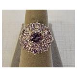 Sterling Silver Amethyst Ring