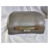 Vintage Olympia Green Metal Typewriter with Case