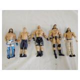 5 WWE Wrestling Action Figures