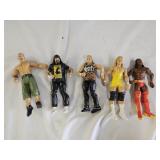 5 WWE Wrestling Action Figures