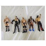 5 WWE Wrestling Action Figures
