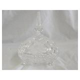 Cut Crystal Covered Candy Dish