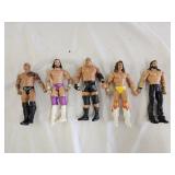 5 WWE Wrestling Action Figures