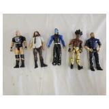 5 WWE Wrestling Action Figures