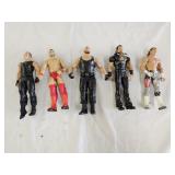 5 WWE Wrestling Action Figures