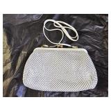Whiting & Davis White Mesh Purse