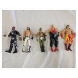 5 WWE Wrestling Action Figures