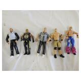5 WWE Wrestling Action Figures