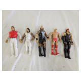 5 WWE Wrestling Action Figures