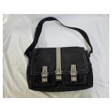The Sak Black Crocheted Purse