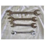 4 Blue Point and MAC Open End Wrenches